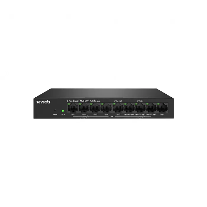 9 Port Gigabit Ethernet PoE Router