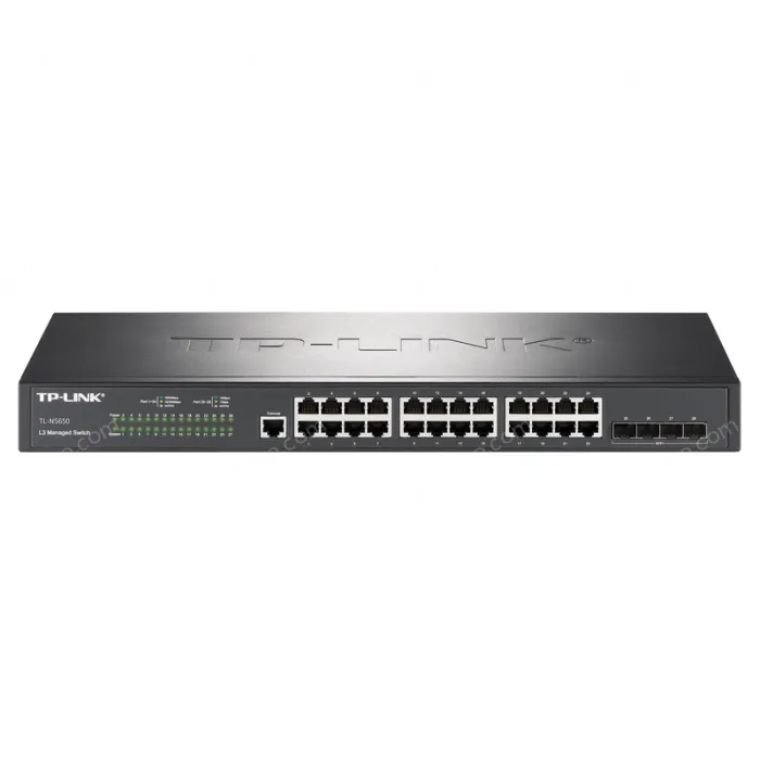 24 Gigabit RJ45 ports, 4 Gigabit SFP+ ports Layer 3 network management switches