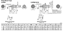 Pin Cylinders CJP Series CJPB16-15Z-B
