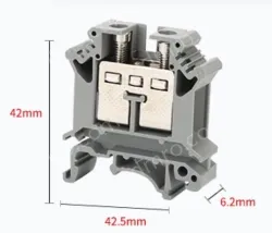 UK 16B Terminal Blocks Pure Copper Terminal Strip Terminal Connector Combo Terminal Block