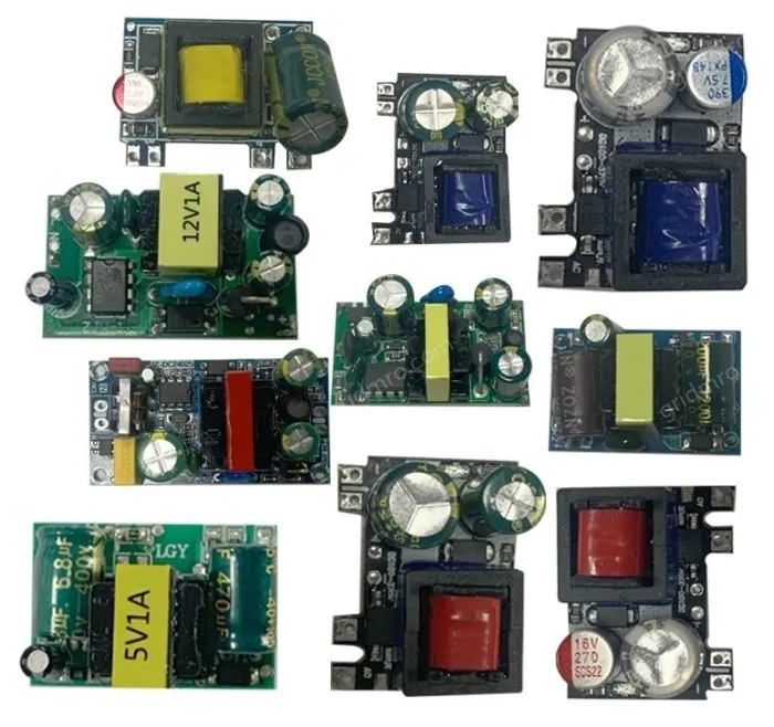 AC-DC buck module: 220V to 5V 1A isolating switching power supply module without pins