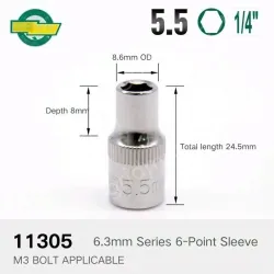 Xiaofei-5.5mm-6.3mm series 1/4-11305