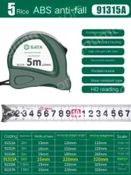 ABS drop resistance - 5 meters - ruler width 25mm-91315A
