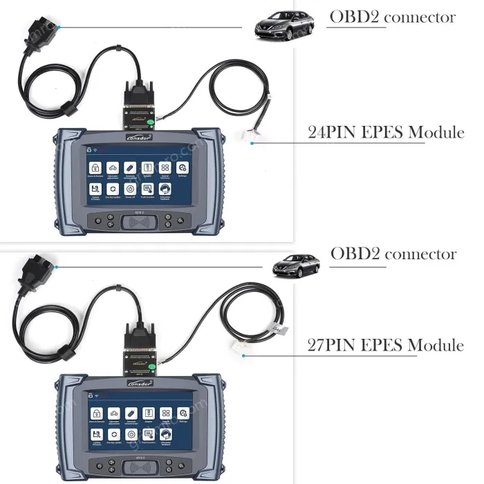 Lonsdor K518ISE Key Programmer Plus SKE-LT Smart Key Emulator 5 in 1 Set Free Shipping by DHL