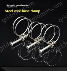 Double steel wire hose clamp 201 material 18-22*2 [wire diameter]