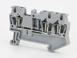 ST2.5-TWIN Spring Terminal Block One in and two out rail terminal block Terminal block