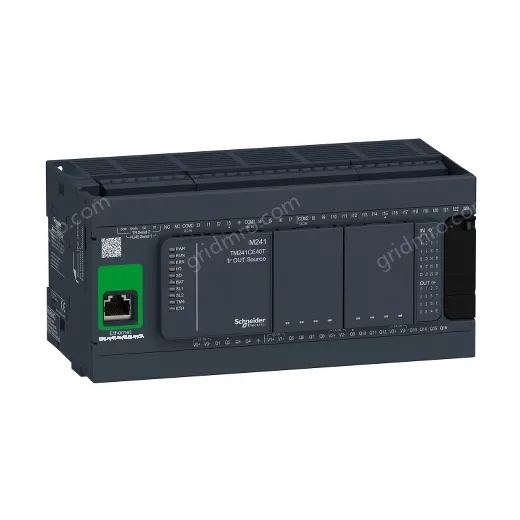 TM241CE40T logic controller, Modicon M241, 40 IO, transistor, PNP, Ethernet