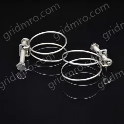 Double steel wire hose clamp 201 material 25-29*2 [wire diameter]