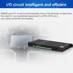 1 Port RS232/485/422 To 8 Ports RS485/422 Passive Isolated HUB